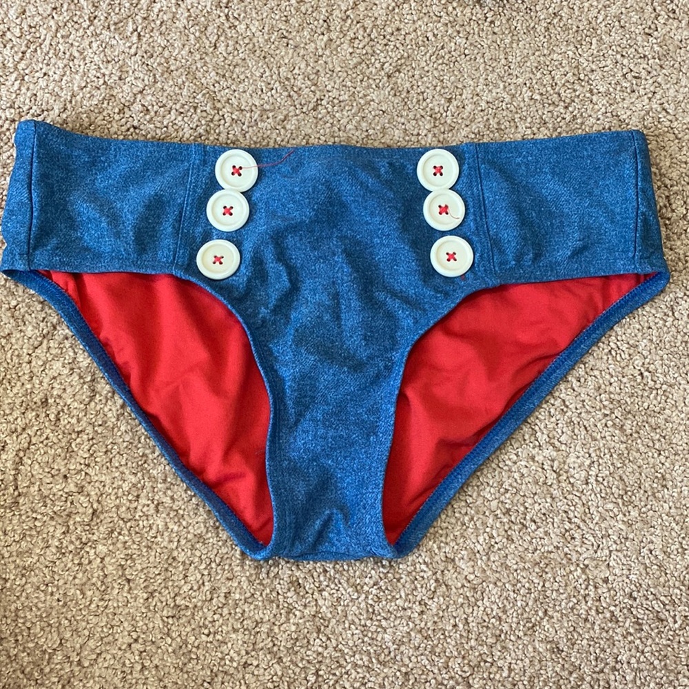 Denim Bikini Bottoms